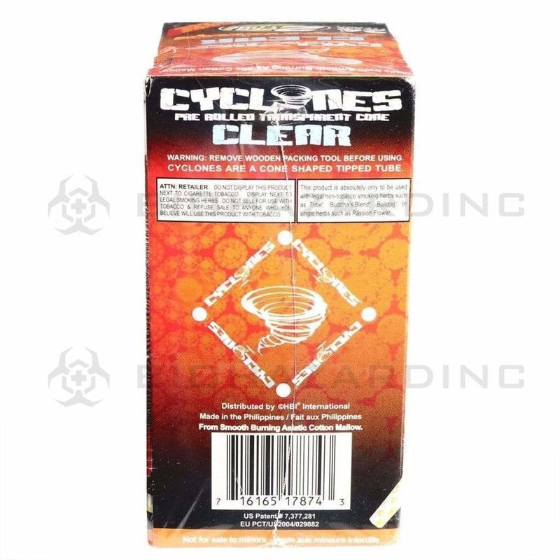 Cyclones Pre-Rolled Cones Cyclones 2X Clear Cones- Pimperschnaps (24 Count)