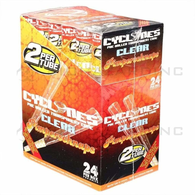 Cyclones Pre-Rolled Cones Cyclones 2X Clear Cones- Pimperschnaps (24 Count)