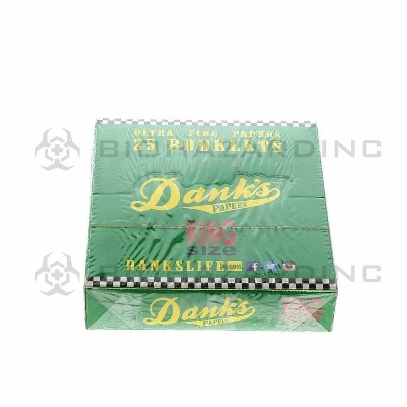 Dank's Rolling Papers Rolling Papers Dank's Rolling Papers Bleached King Size - 25 Count