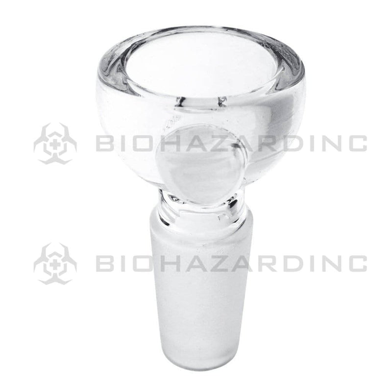 Biohazard Inc 14mm Bowl Deep Dish Funnel Bowl with Marble 14mm