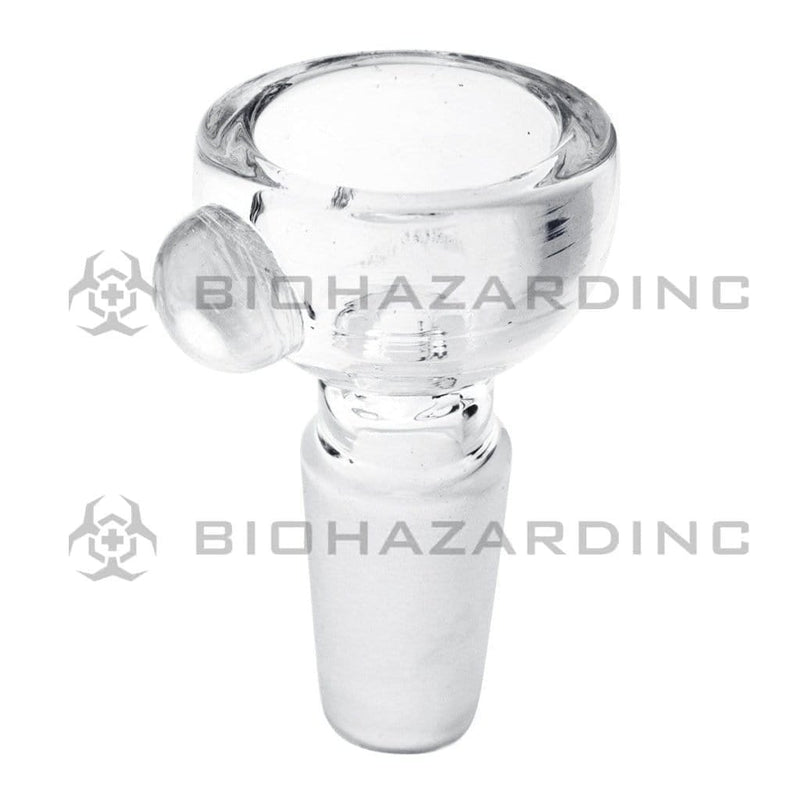 Biohazard Inc 14mm Bowl Deep Dish Funnel Bowl with Marble 14mm