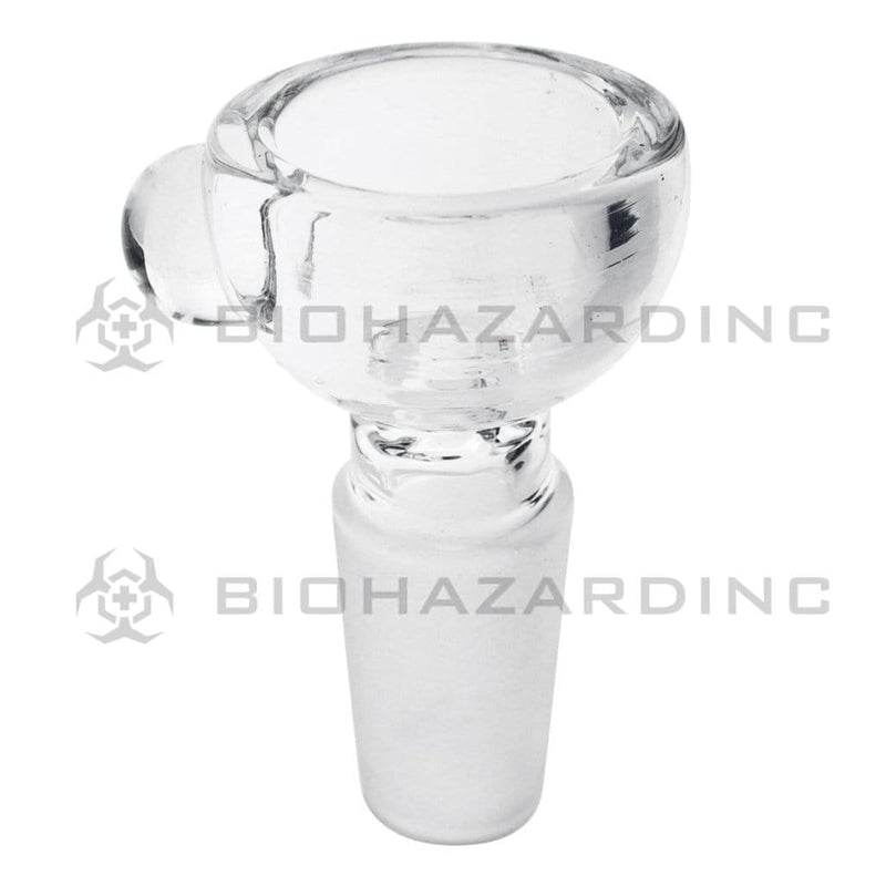 Biohazard Inc 14mm Bowl Deep Dish Funnel Bowl with Marble 14mm