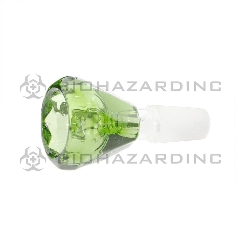 Biohazard Inc 14mm Bowl Diamond Bowl - 14mm Green