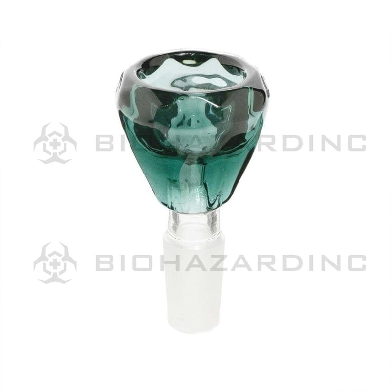 Biohazard Inc 14mm Bowl Diamond Bowl - 14mm Green