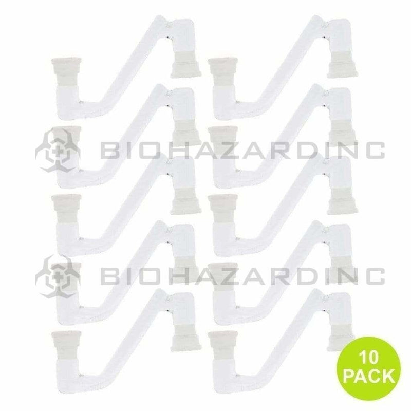 Biohazard Inc Glass Drop Down Drop Down - Universal 19/14 Female - 10 Count