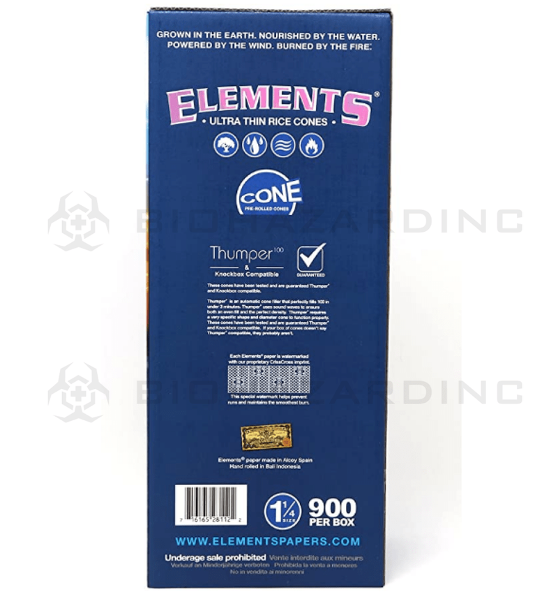 Elements Pre-Rolled Cones Elements 1 1/4 Pre-Rolled Cones - 900 Count