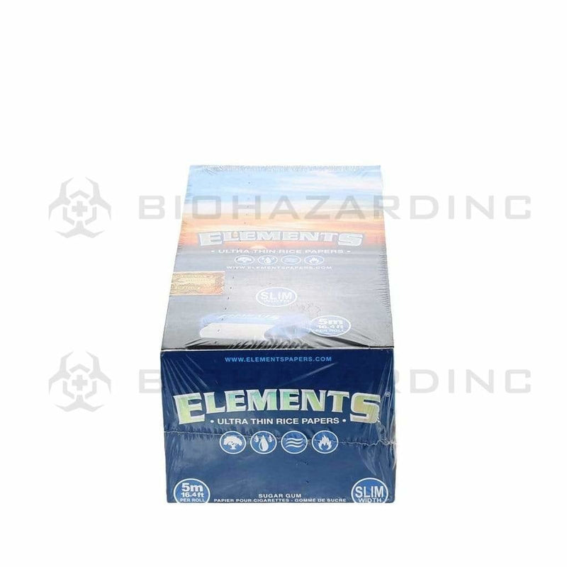 Elements Rolling Papers Elements Rolling Slim Width Paper With Dispenser - 10 Count