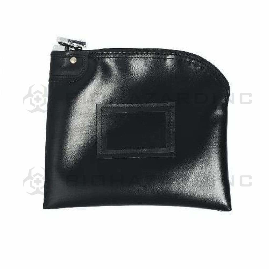Biohazard Inc Security Bag Expanded Vinyl 10" x 8" Security Bag - Black