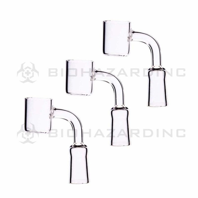 Biohazard Inc Quartz Banger Female Quartz  Flat Top 14mm - 3 Count