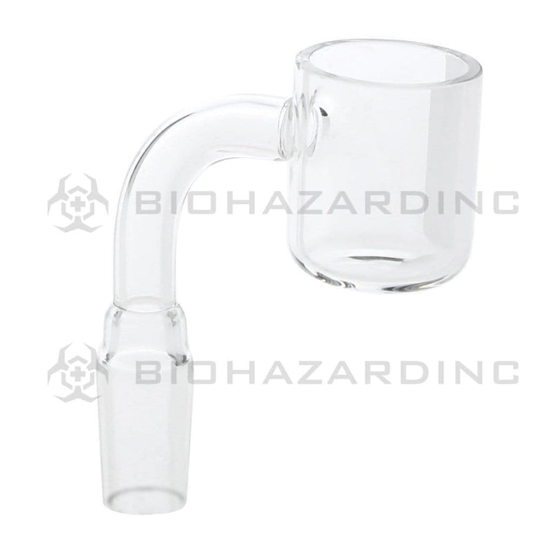 Biohazard Inc Quartz Banger Flat Top Quartz Banger - 14mm Male / 25mm Bucket