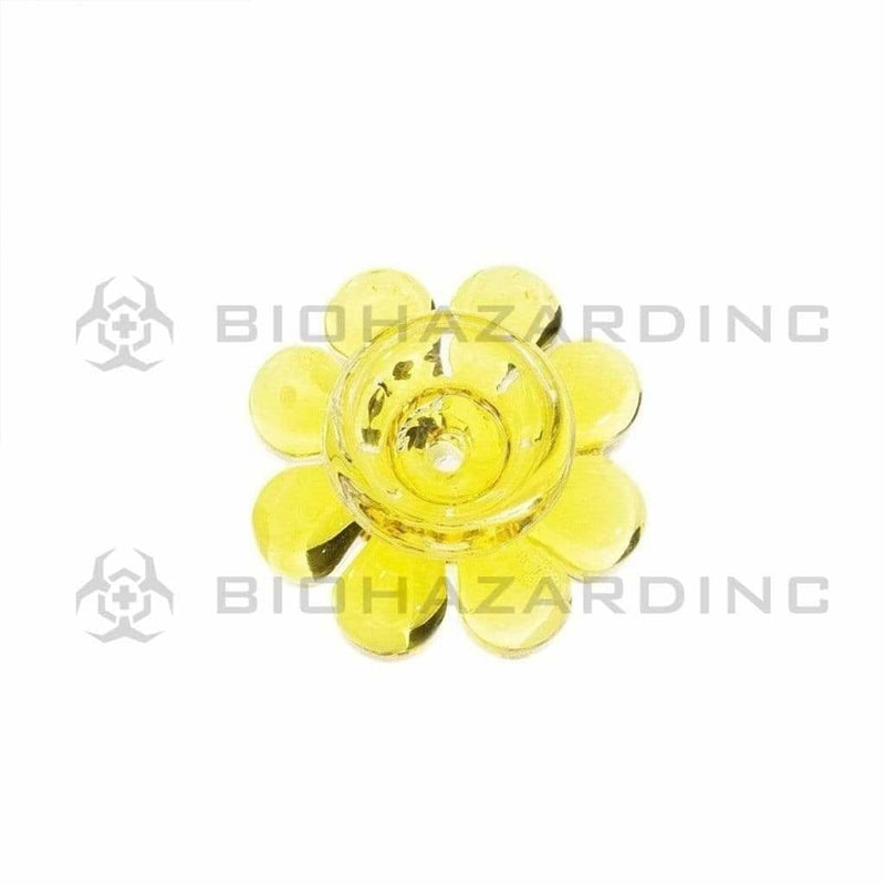 Biohazard Inc 14mm Bowl Flower Bowl - 14mm  Amber