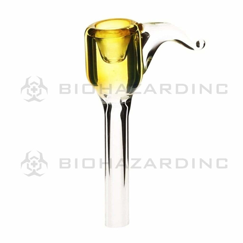 Biohazard Inc Glass Bowl Fumed Slider with Handle 9.5mm X 2mm Thick