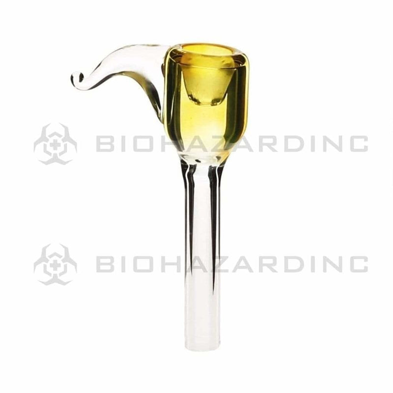 Biohazard Inc Glass Bowl Fumed Slider with Handle 9.5mm X 2mm Thick