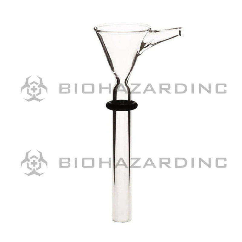 Biohazard Inc Glass Bowl Funnel Slider Bowl with Handle - 8mm x 1mm Thick