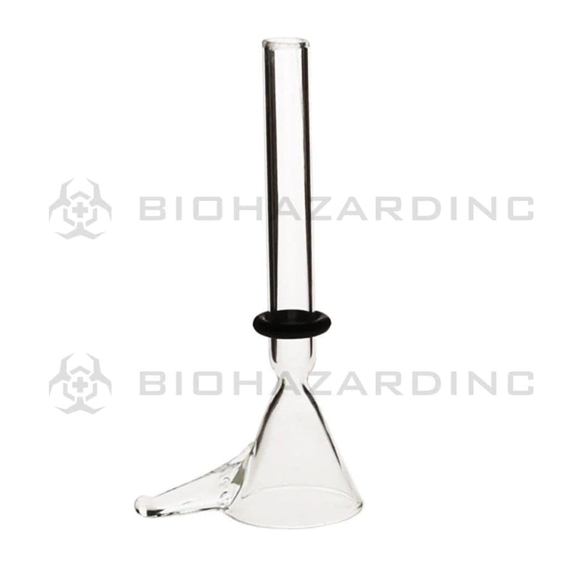 Biohazard Inc Glass Bowl Funnel Slider Bowl with Handle - 8mm x 1mm Thick