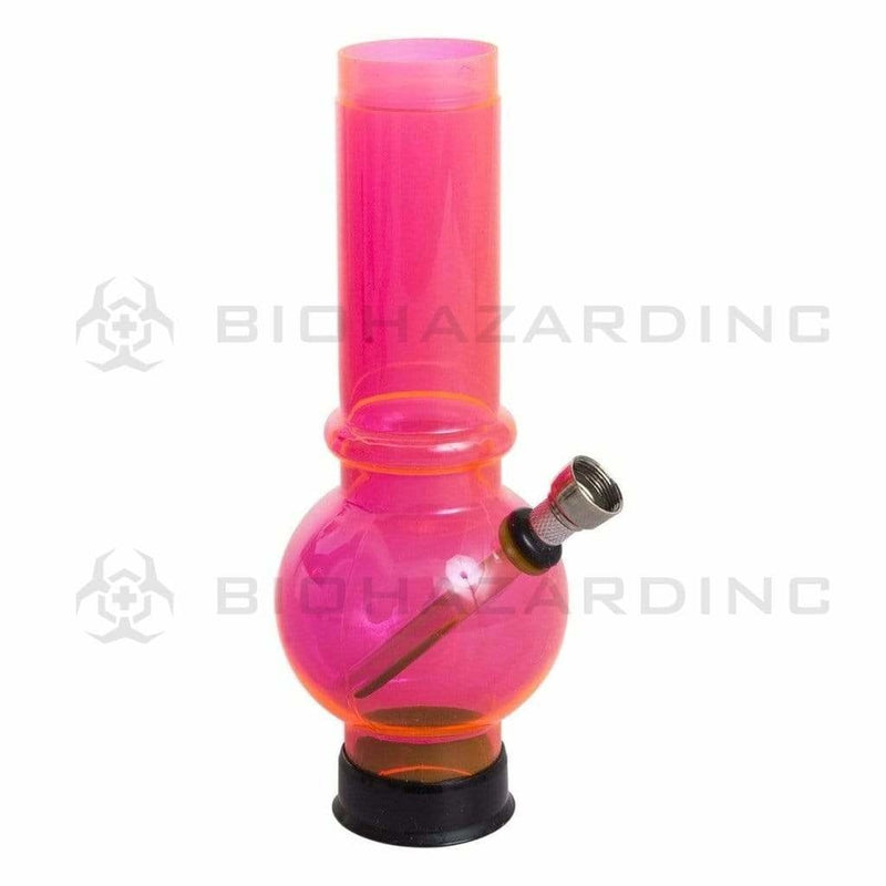 Biohazard Inc Acrylic Bong with Gas Mask Gas Mask With Acrylic Pipe Set - Rasta