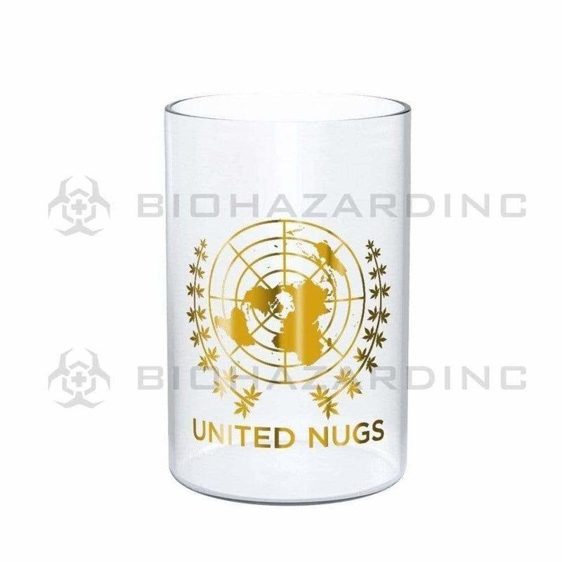 Biohazard Inc Glass Jar Glass Jar with Silicone Lid Large - 2oz - "Counted Nugs"