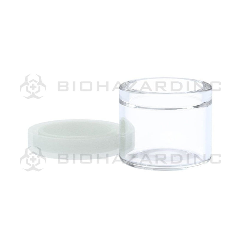 Biohazard Inc Concentrate Container Glass Shoulderless Concentrate Container 6ml - 144 Count