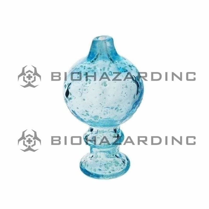 Biohazard Inc Carb Cap Glow in Dark Bubble Carb Cap - Blue