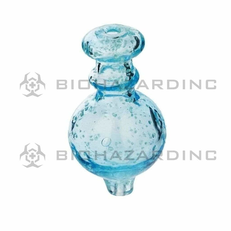 Biohazard Inc Carb Cap Glow in Dark Bubble Carb Cap - Blue