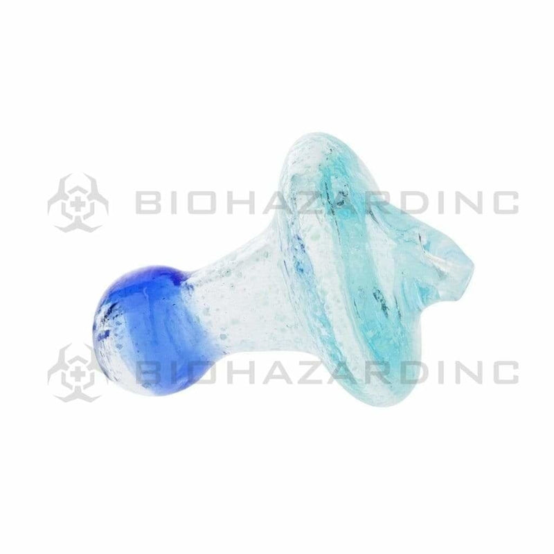 Biohazard Inc Carb Cap Glow in the Dark Marble Directional Carb Cap - Blue