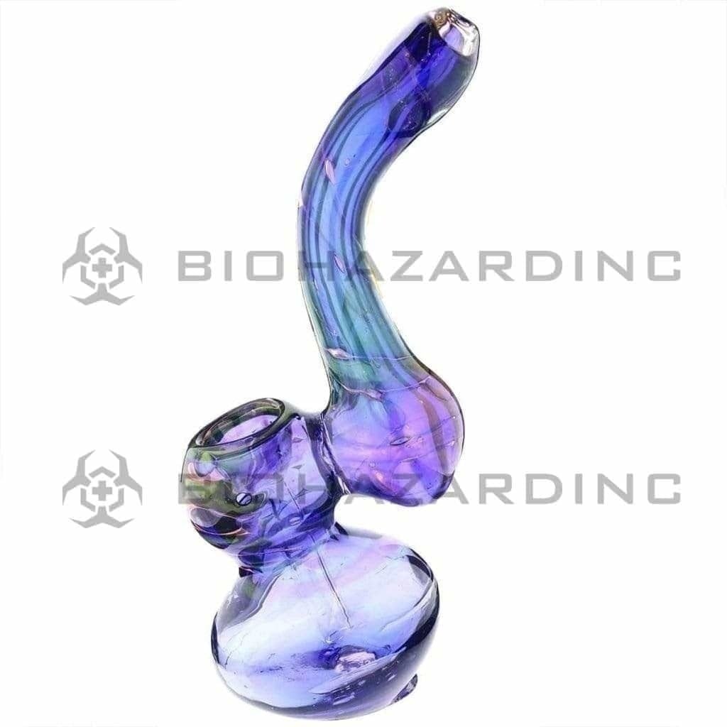 Biohazard Inc Glass Bubbler Gold Fumed Bubbler