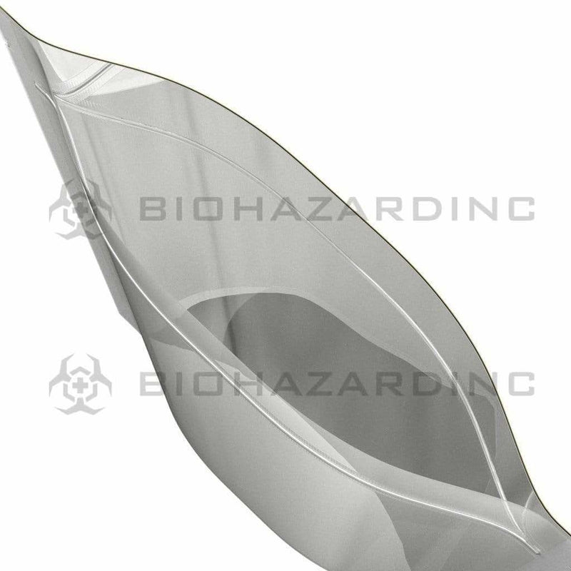 Biohazard Inc Mylar Bag Gold Vista Mylar Bags w/ Tear Notch 5in x 8.14in - 14g - 1,000 Count (Tamper Evident)