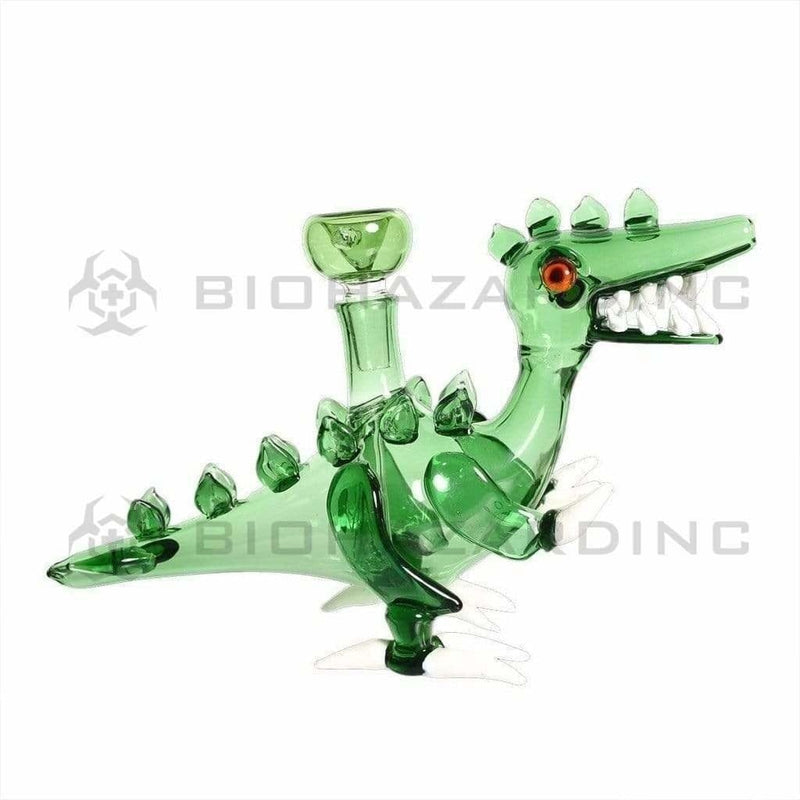 Biohazard Inc Novelty Bong Green Dinosaur Water Pipe