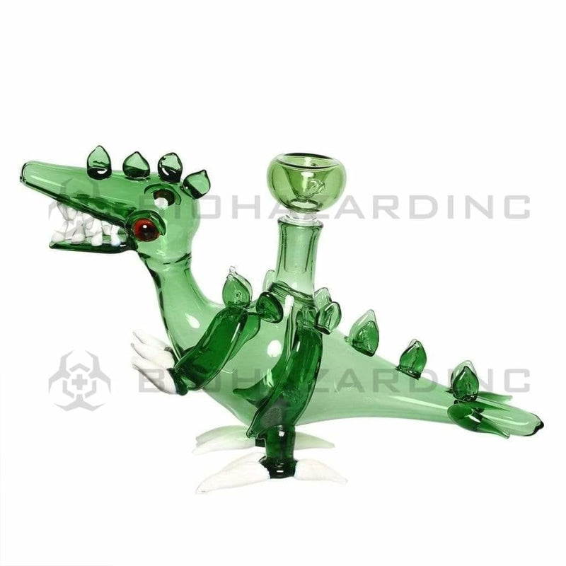 Biohazard Inc Novelty Bong Green Dinosaur Water Pipe