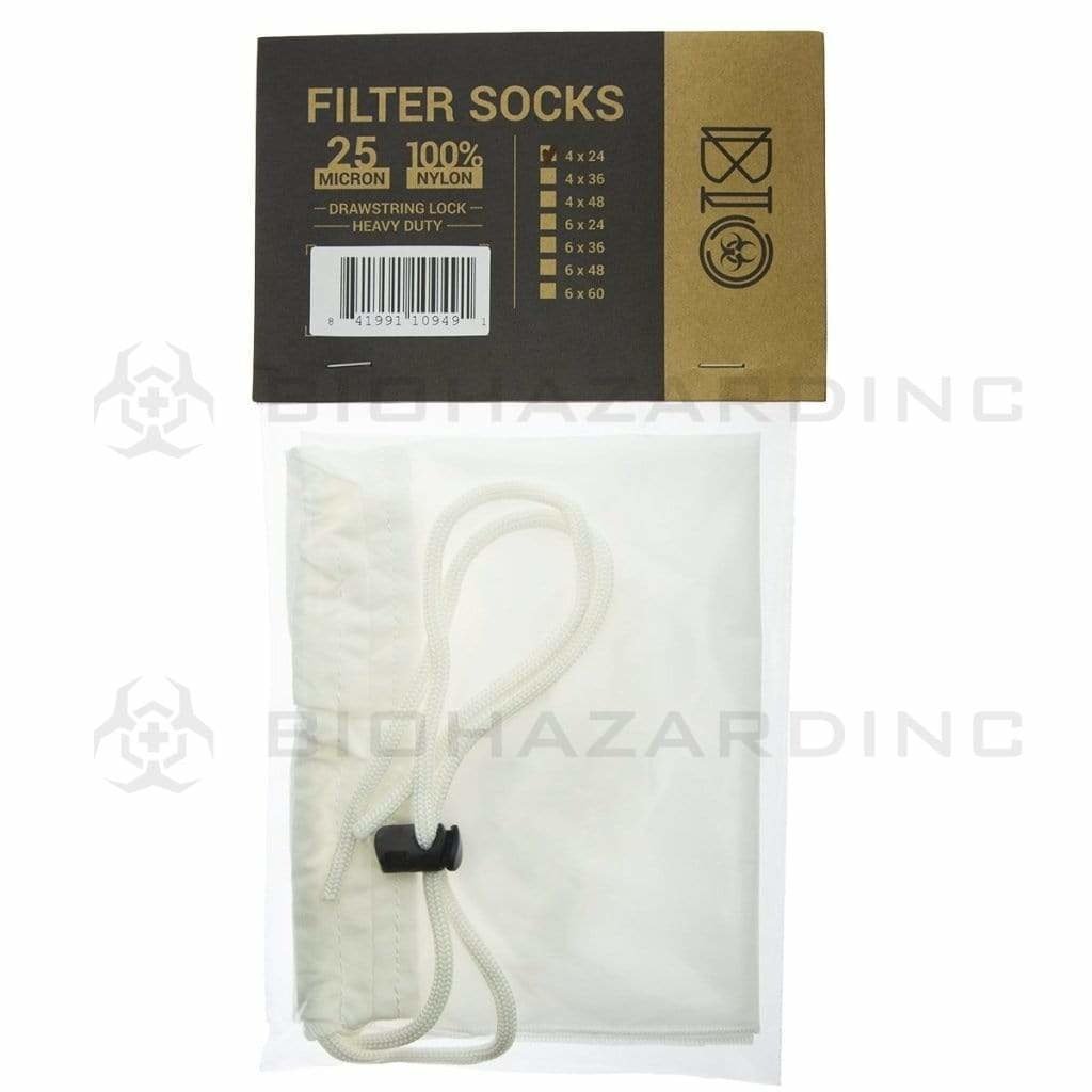 Biohazard Inc Scientific Accessories HEATEX Scientific Mesh Bag 25µm Filter Sock - 4" x 24"