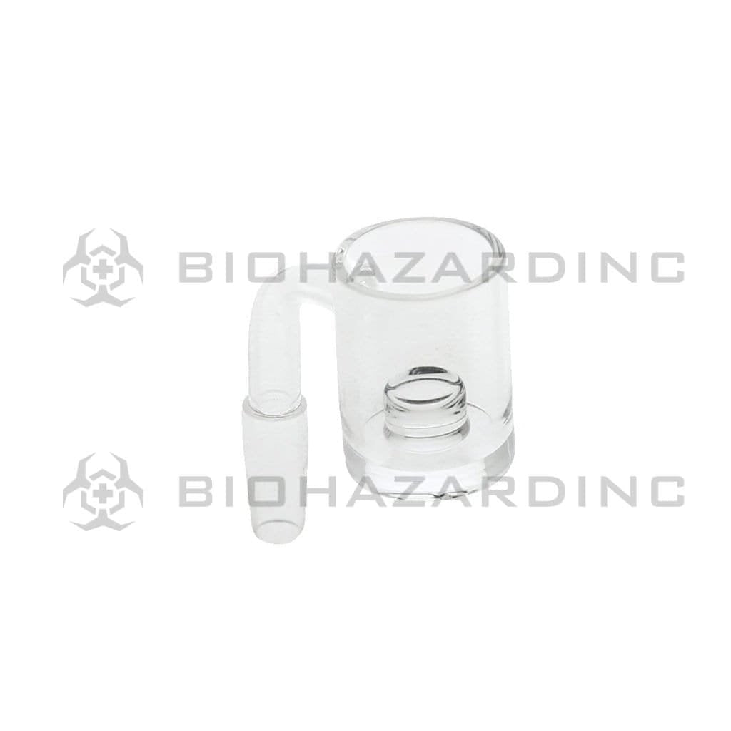 Biohazard Inc Quartz Banger Heavy Quartz Reactor Banger - Male 10mm - 3 Count