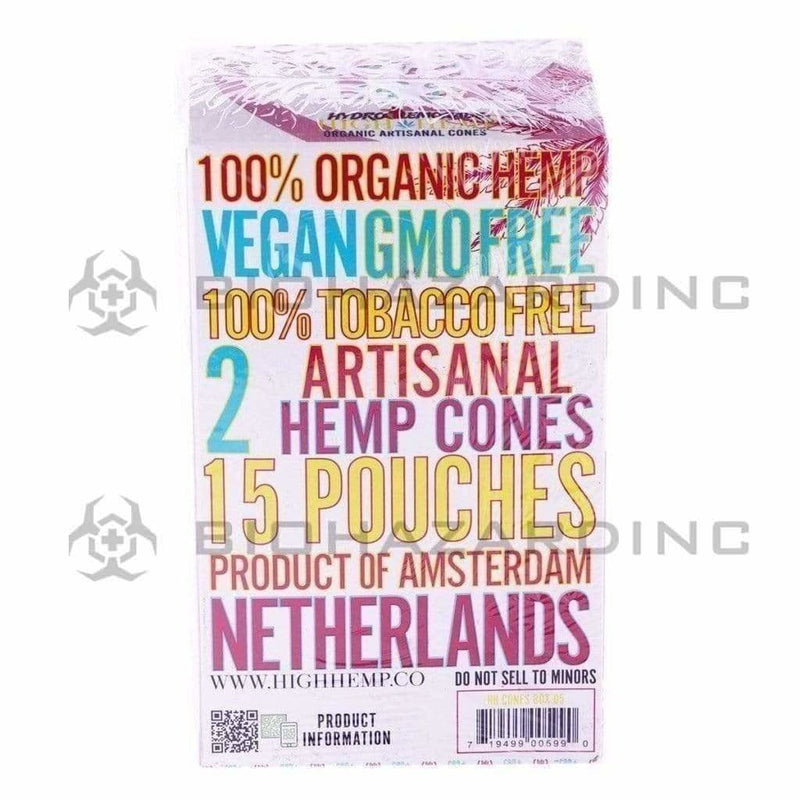 Biohazard Inc Pre-Rolled Cones High Hemp Artisanal Hemp Cones - Lemonade - 15 Count