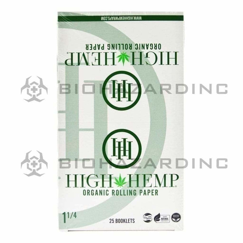 Biohazard Inc Rolling Papers HIGH HEMP Rolling Papers 1 1/4" - 25 Count