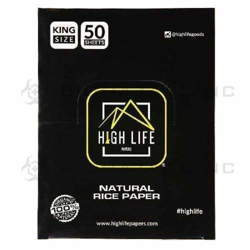 High Life Goods Rolling Papers High Life Papers King Size - Natural Rice Paper