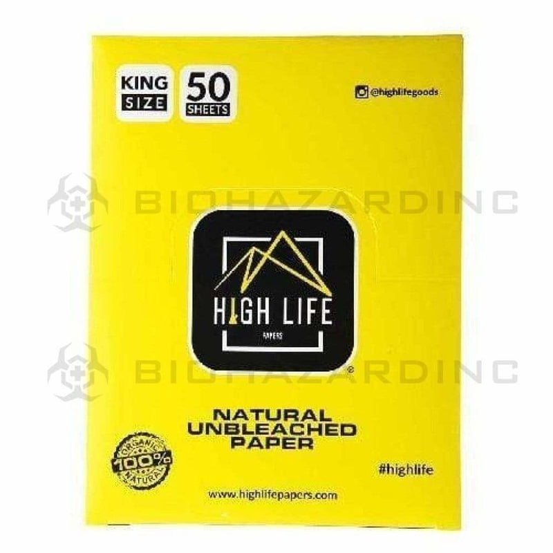 High Life Goods Rolling Papers High Life Papers King Size - Natural Unbleached