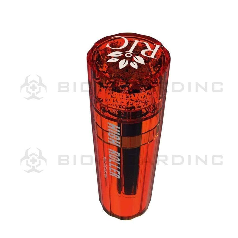 High Roller Grinder High Roller Grinder and 84mm Cone Filler-Red