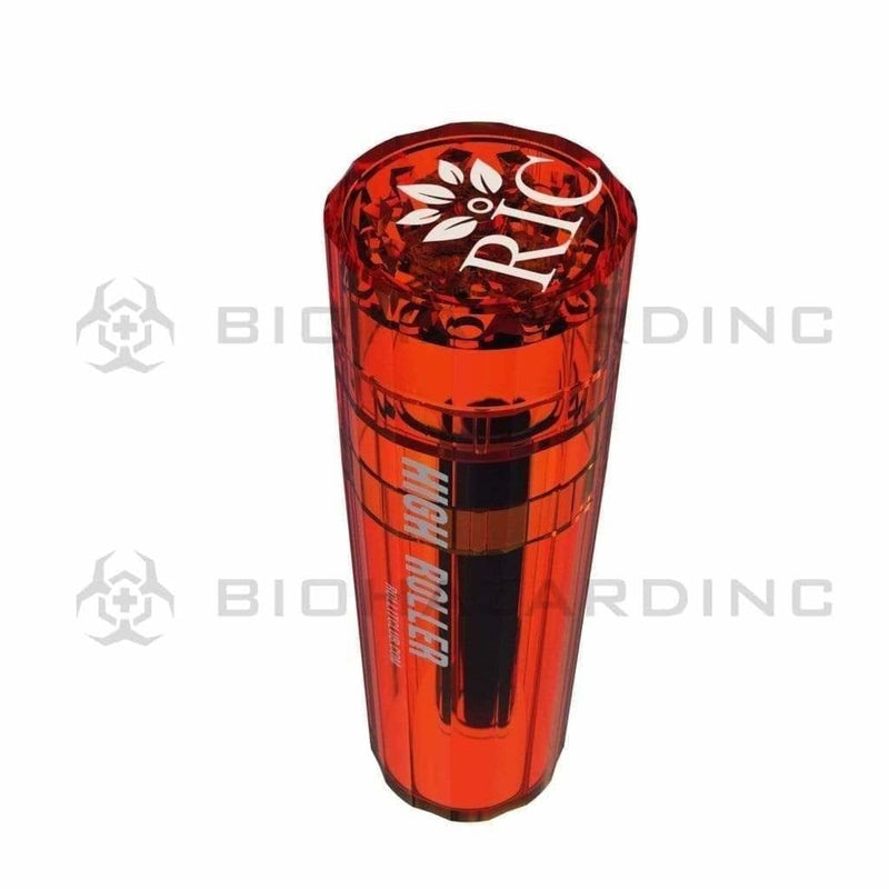 High Roller Grinder High Roller Grinder and 84mm Cone Filler-Red