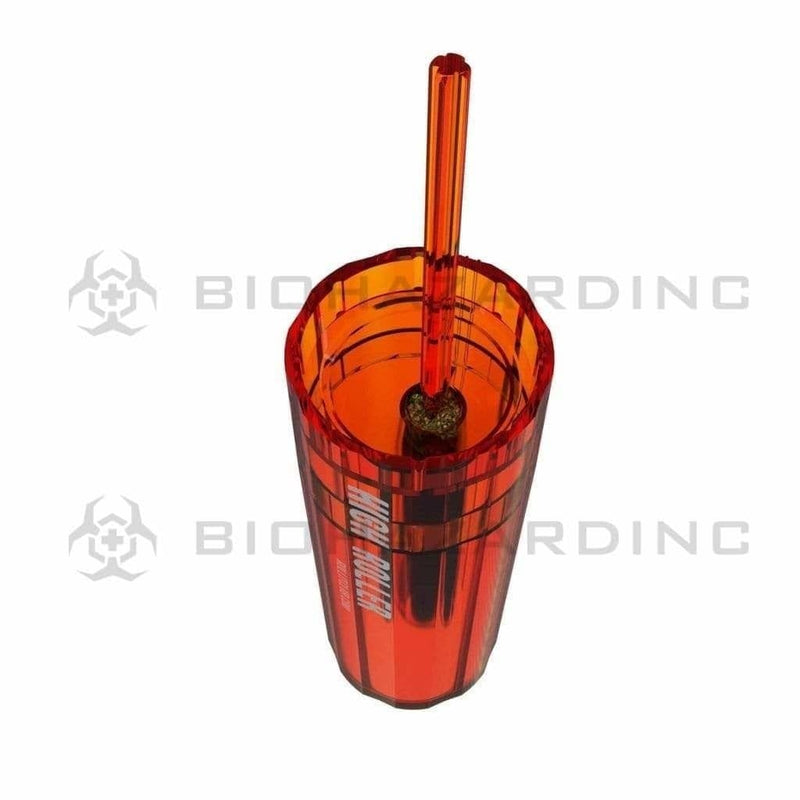 High Roller Grinder High Roller Grinder and 84mm Cone Filler-Red