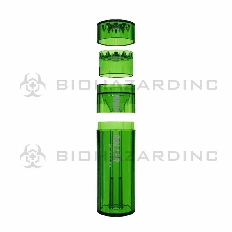 High Roller Plastic Grinder High Roller Grinder and 84mm Cone Filler-Green