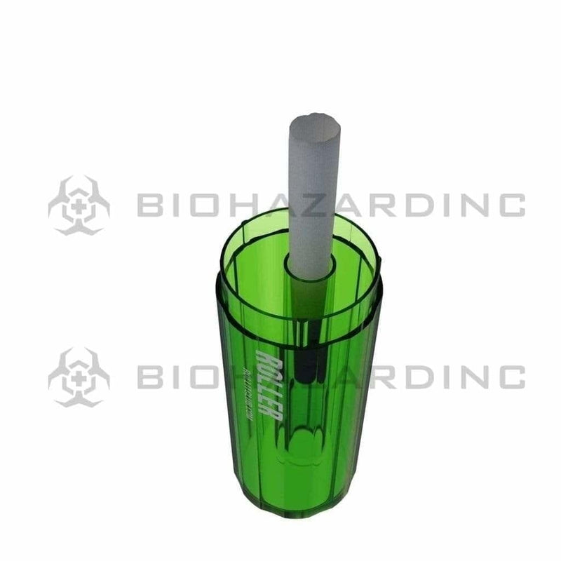 High Roller Plastic Grinder High Roller Grinder and 84mm Cone Filler-Green