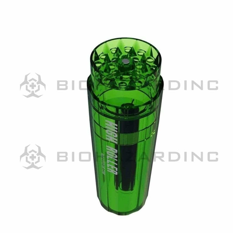 High Roller Plastic Grinder High Roller Grinder and 84mm Cone Filler-Green