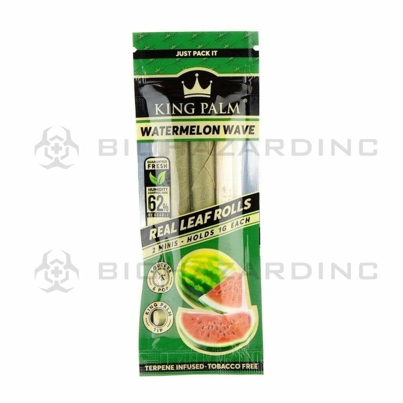 King Palm Pre-Rolled Cones King Palm Mini 2-Pack - Watermelon Wave - 20 Count