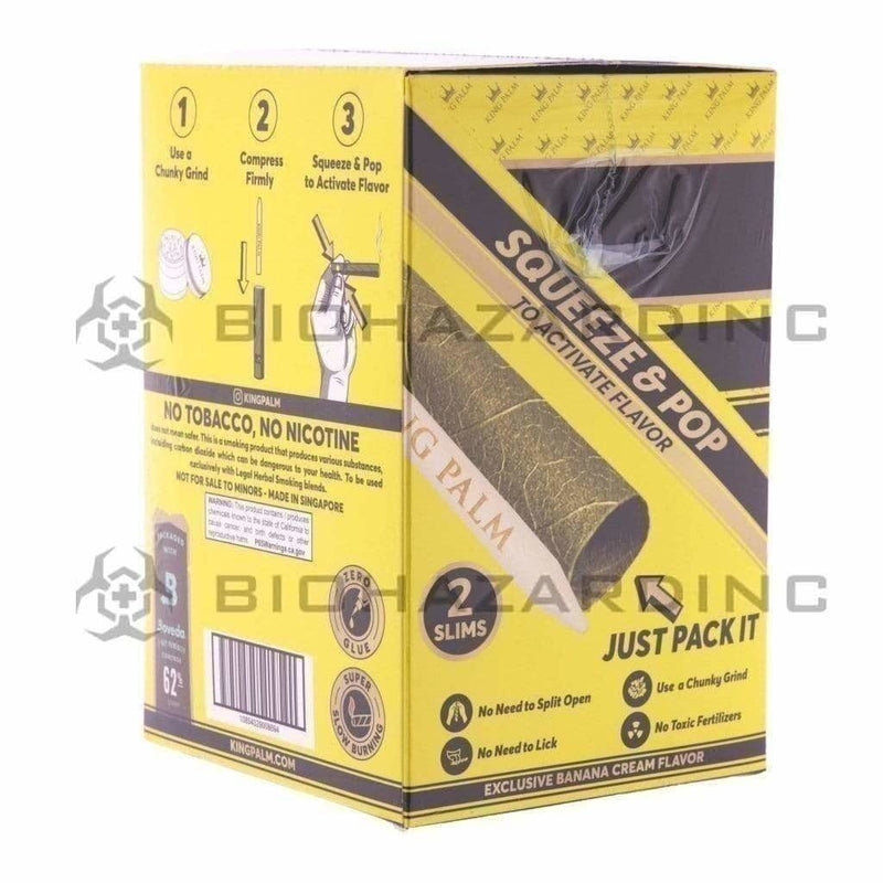 King Palm Palm Pre Rolled Wraps King Palm Slim - 20 Count - Banana Cream