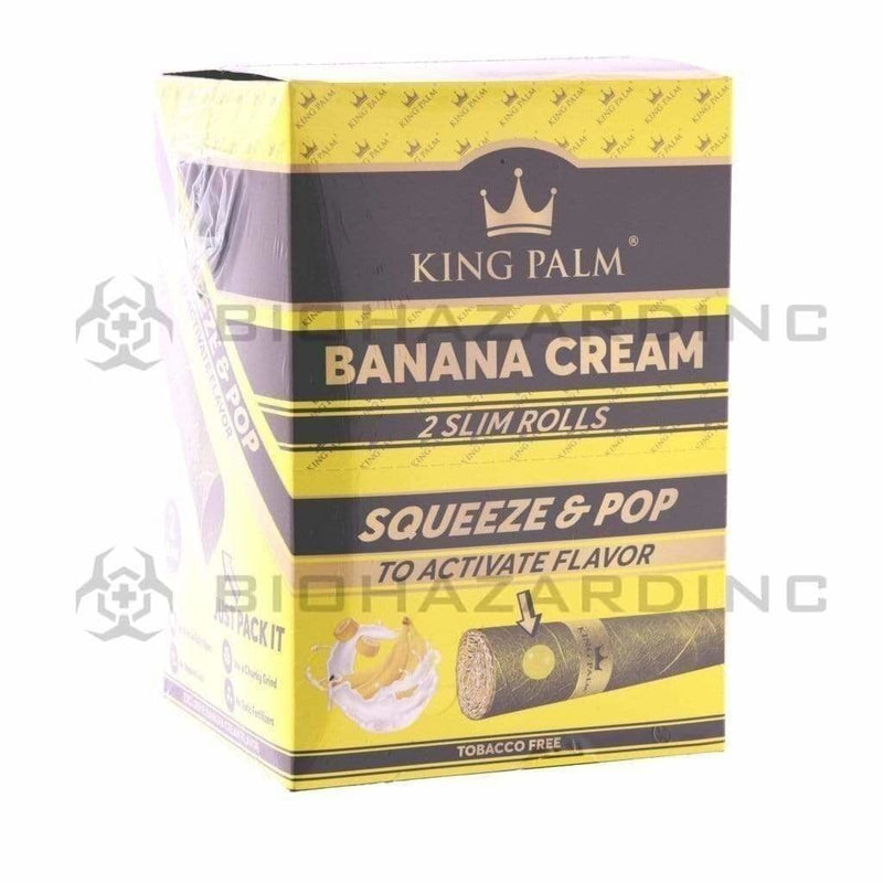 King Palm Palm Pre Rolled Wraps King Palm Slim - 20 Count - Banana Cream