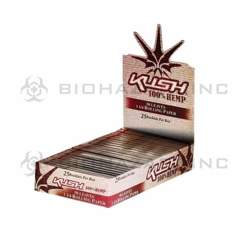 Kush Rolling Papers Kush 100% Hemp 1 1/4" Rolling Papers - 25 Count