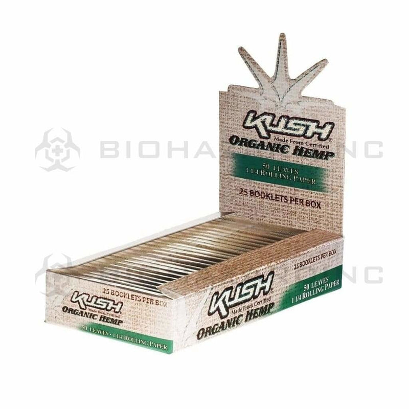 Kush Rolling Papers Kush Organic Hemp 1 1/4" Rolling Papers - 25 Count