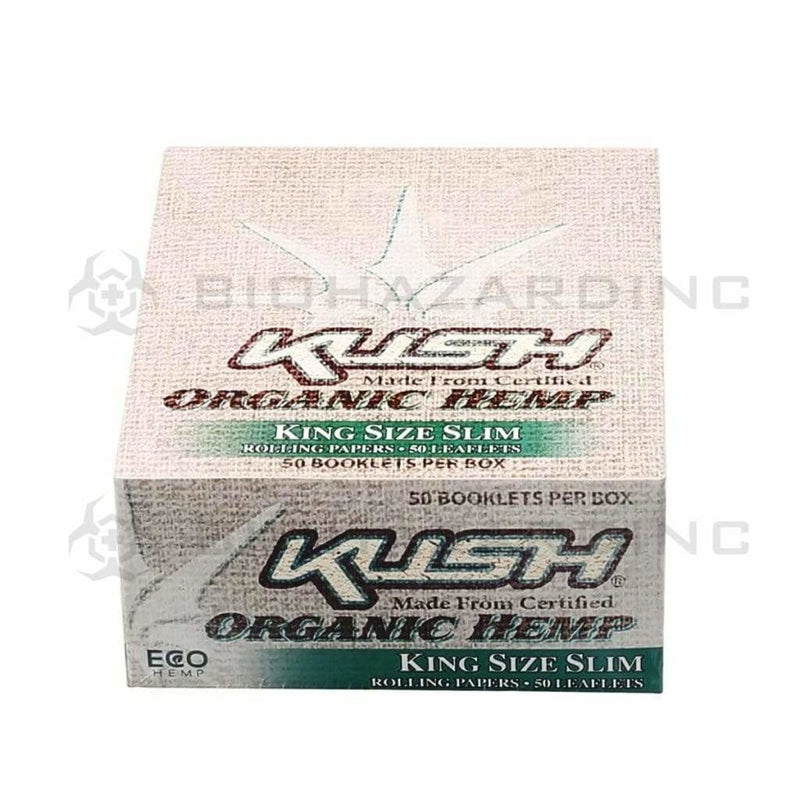 Kush Rolling Papers Kush Organic Hemp King Slim Rolling Papers - 50 Count