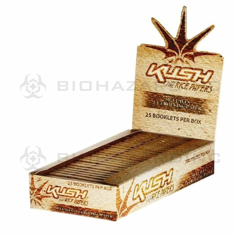 Kush Rolling Papers Kush Rice 1 1/4" Rolling Papers - 25 Count