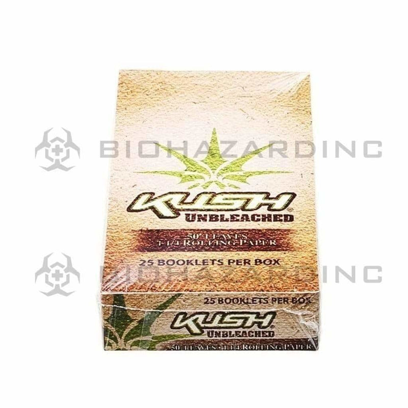 Kush Rolling Papers Kush Unbleached Hemp 1 1/4" Rolling Papers - 25 Count