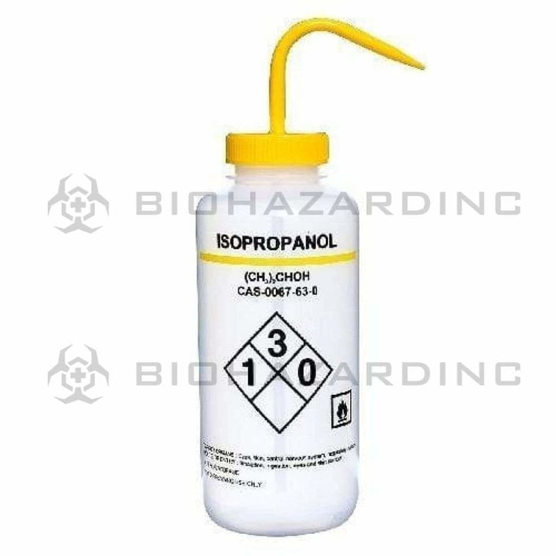 LDPE Bottles Wash Bottles LDPE Premium Labeled Wash Bottles - Isopropanol 1000 ml